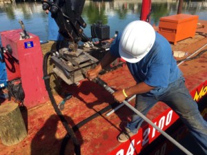 helical Anchors ARQA Marine seawall repair Marco Island Florida
